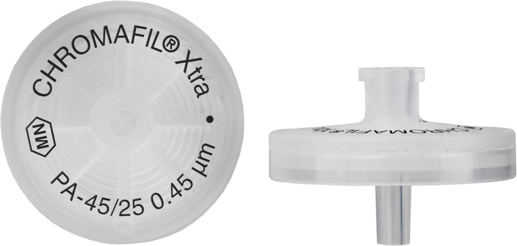 Sprøjtefilter, Macherey-Nagel CHROMAFIL Xtra, PA, Ø25 mm, 0,45 µm, 100 stk
