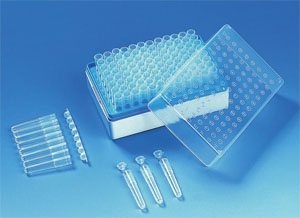 Rør til pladerack, PP, usterile, 1,2 ml