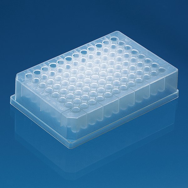 Deep well plade, PP, 96 brønde, standard, 0,5 ml