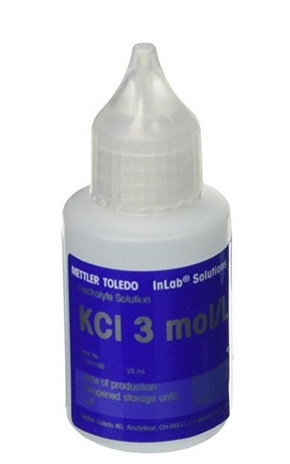 Elektrolyt, Mettler-Toledo, KCl, 3M, 25 mL