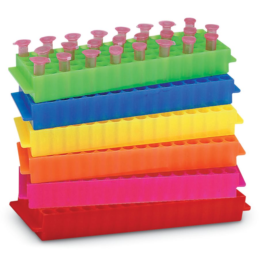 Holder til 80 x 1,5 ml, ass. farver