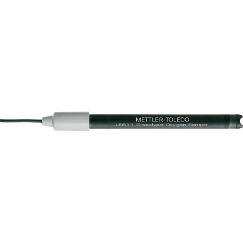 Ilt-sensor DO, Mettler-Toledo InLab 605, plast, polarografisk, NTC, BNC/RCA 1,8 m