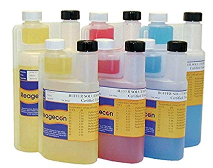 Teknisk buffer, Reagecon, pH 7,00 ± 0,02, 25 °C, gul, 250 mL