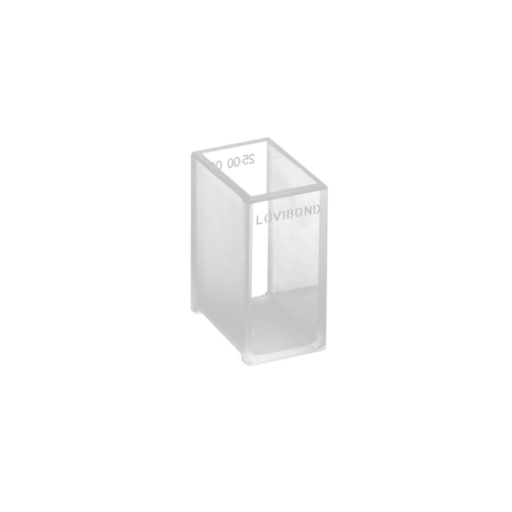 [6241234] Kuvette, optisk glas, Lovibond W600/OG/25, 25 mm