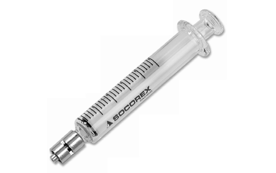 Glassprøjte Socorex Dosys 150, luer-lock, 10-100ml