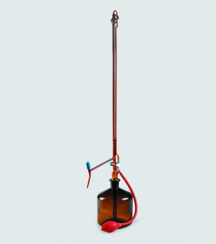 Automatburette  kl. AS, brunt glas, 25:0,05 ml