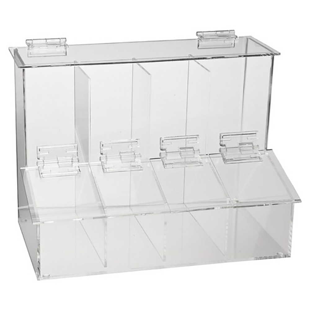 Dispenser til pipettespidser, 4 rum, 278x158x217mm