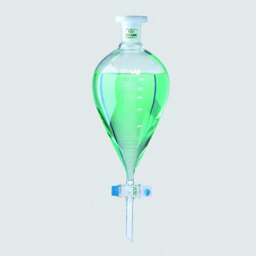 Skilletragt, konisk, m/inddeling,DIN12451, 1000 ml