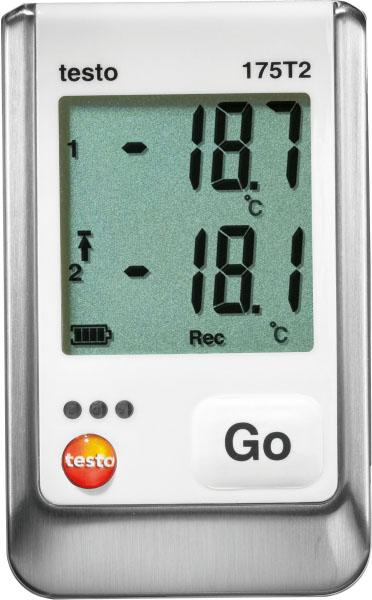 Testo datalogger 175 T2 med USB & SD card