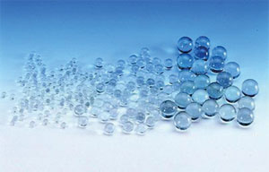 Glaskugler, Ø4,5 mm. ca. 1 kg