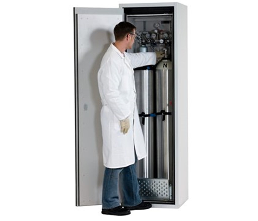 Gasflaskeskab, Asecos G-ULTIMATE-90, G90.205.060.2F, til 2x50 L