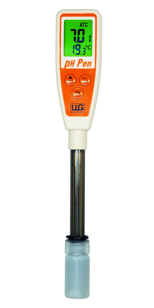 pH-tester, LLG Pen, pH 0 til 14 ± 0,1, 0 til 50 °C