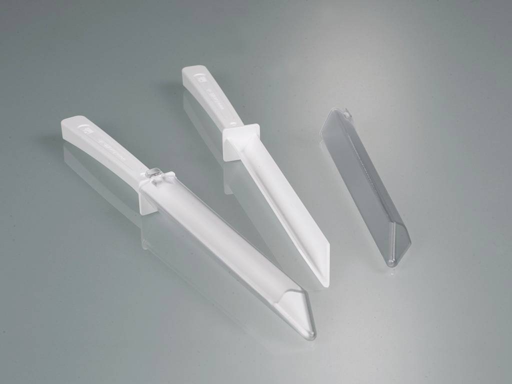 LaboPlast spatler med låg, PS, hvide, 268 mm