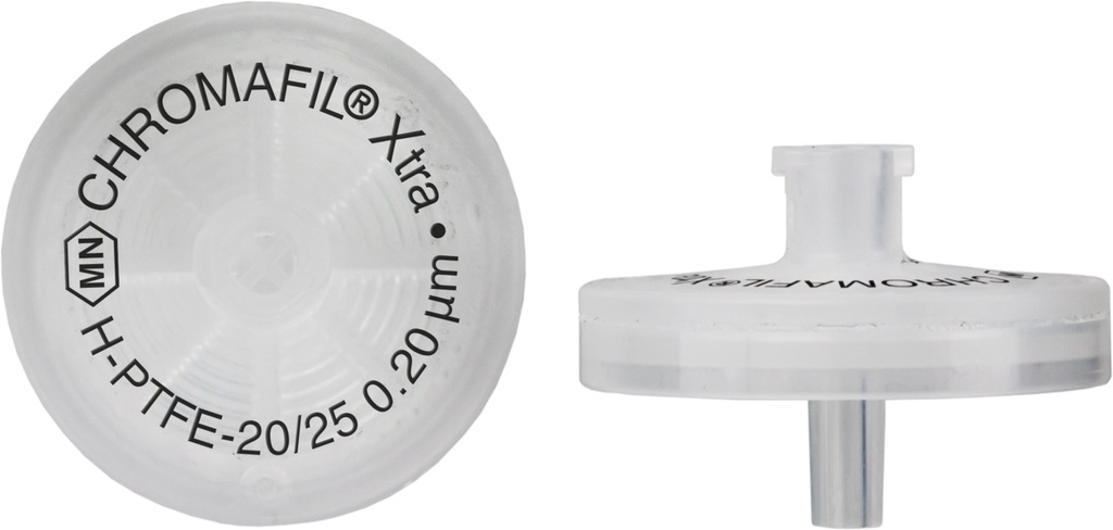 Sprøjtefilter, Macherey-Nagel CHROMAFIL Xtra, H-PTFE, Ø25 mm, 0,20 µm, 100 stk