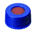 [6266883] Skruelåg, LLG, N 9 short thread, blå PP m. hul, gummi/PTFE 60 A