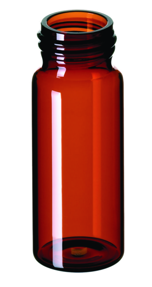 Vials m. gevind, LLG, N 24 EPA, 30 mL, brun
