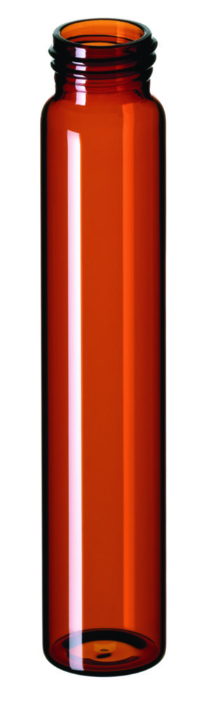 Vials m. gevind, LLG, N 24 EPA, 60 mL, brun