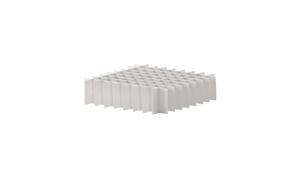 Ruminddeler, TENAK, 133 x 133 mm, 30 mm høj, 4 x 4 rum