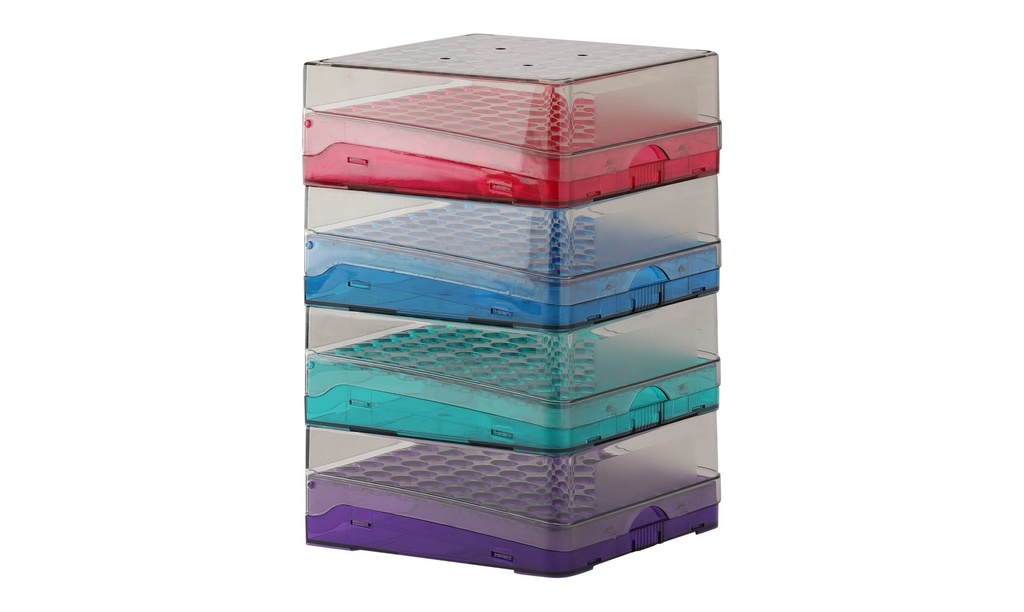 Kryoboks, TENAK, 133 x 133 x 53 mm, PC, 9 x 9 rum, ass.