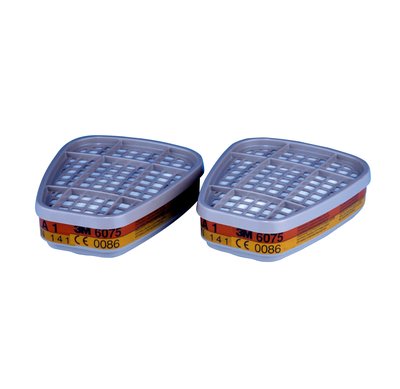 Gas og dampfilter, 3M 6075, A1+, Formaldehyd, patron, bajonet