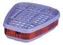 [6269590] Gas og dampfilter, 3M 6051, A1, patron, bajonet, organisk damp