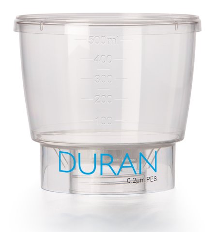 Filter til TILT, 500 ml, GL 45,Ø90 mm, 0,1 µm