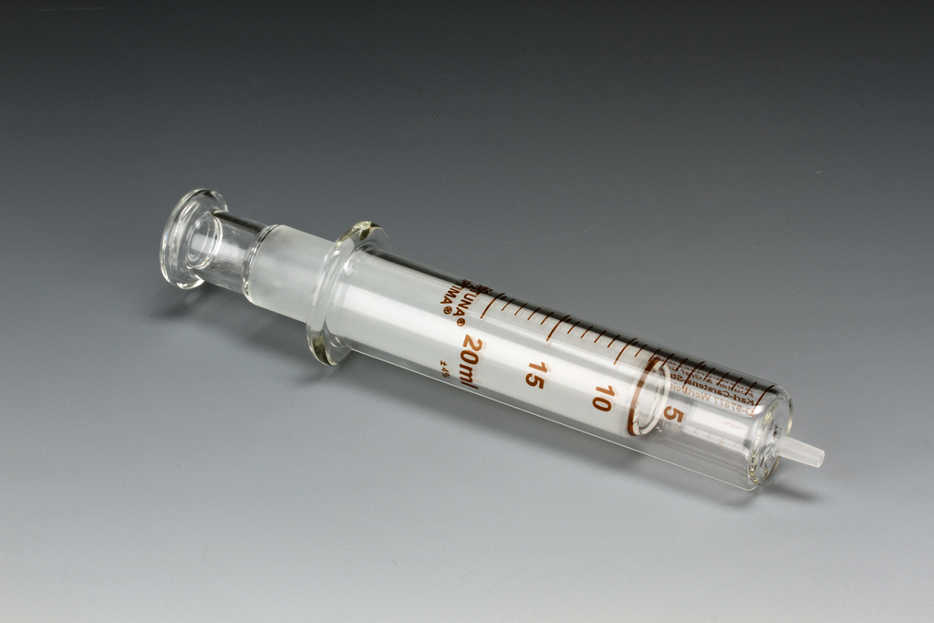 LLG glassprøjte, med glas-luer spids, 10 ml