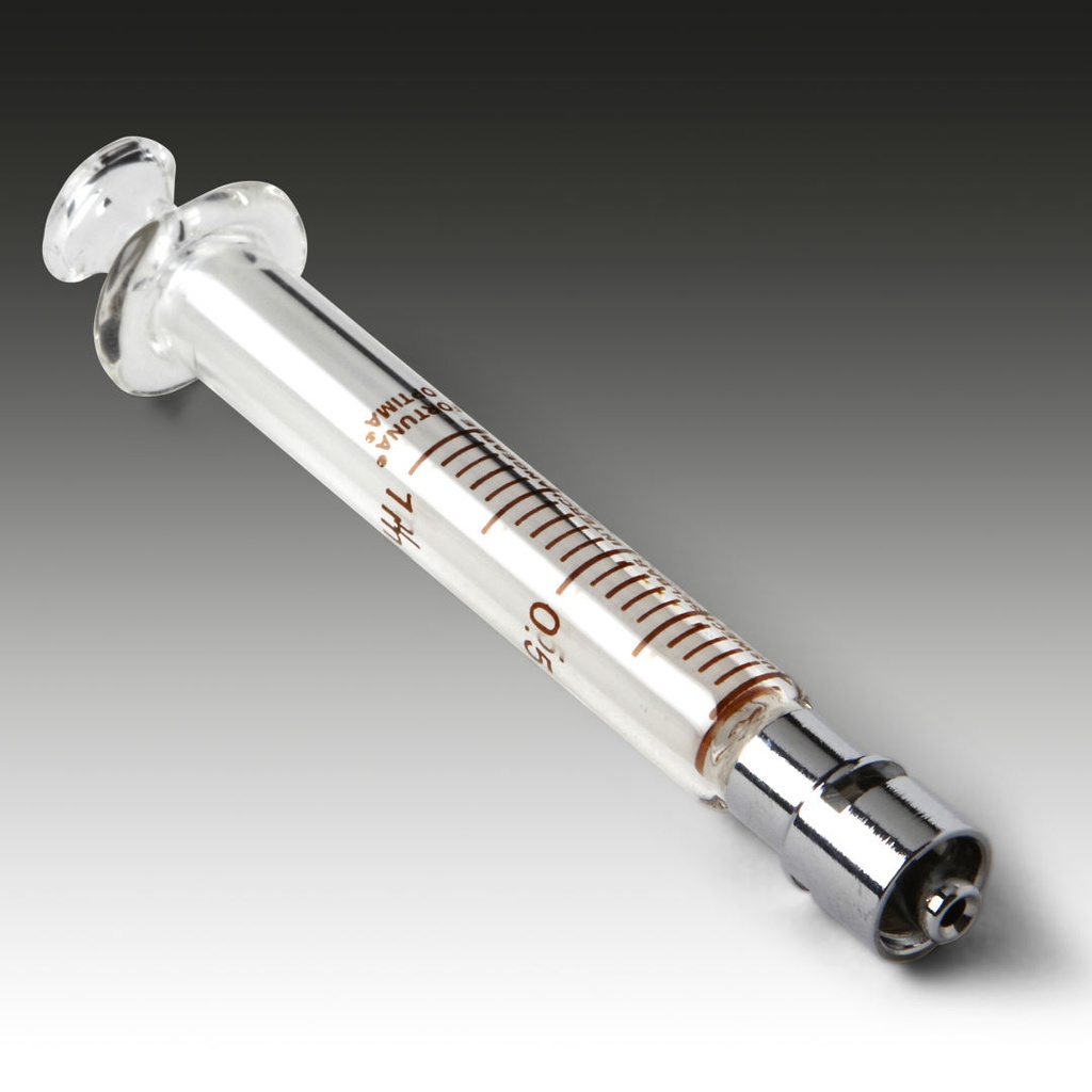 LLG glassprøjte, med metal-luerlock, 5 ml