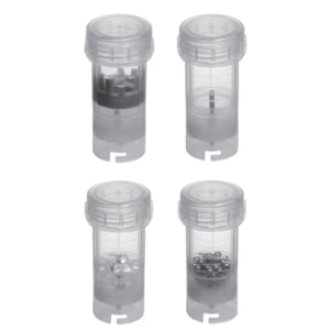 Rør med rotor, IKA, BMT-20-S-M, stålkugler, 20 ml