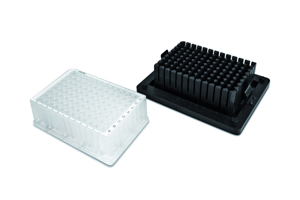 [6280070] Blok til 1 Eppendorf deep-well-plade, 96//1000 µl