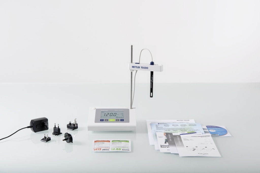 Ledningsevnemåler, Mettler-Toledo FiveEasy F30-Std-Kit, med elektrode