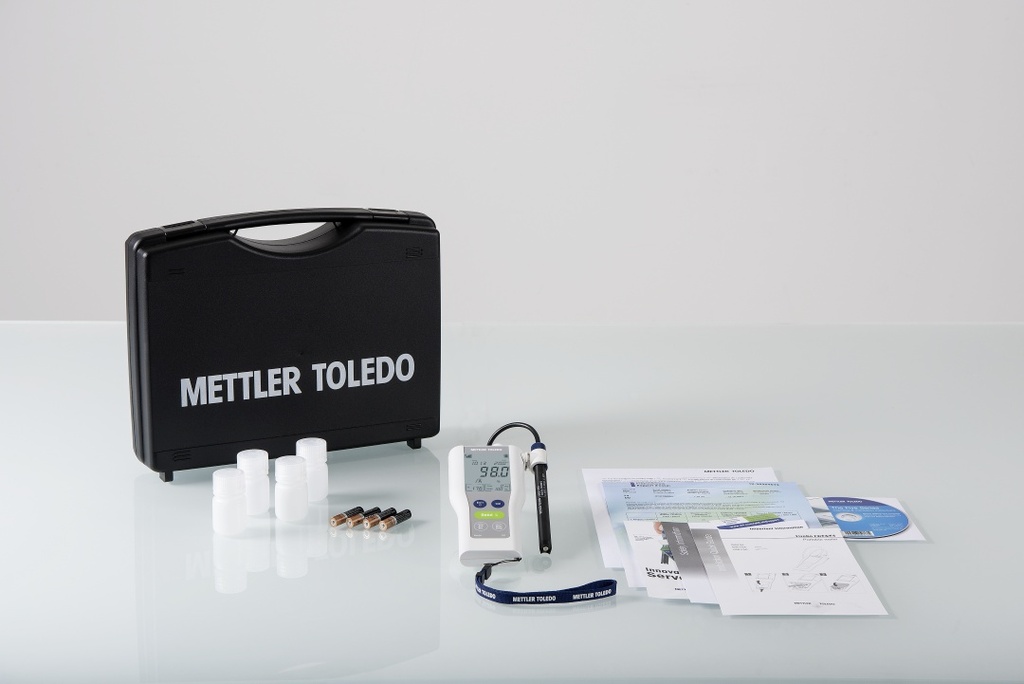 Iltmåler DO, Mettler-Toledo FiveGo F4-Field-Kit, m. kuffert og elektrode