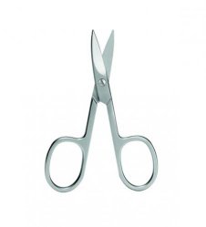 Laboratoriesaks, Inox, 9 cm, runde blade