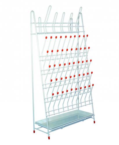 LLG-Tørrestativ for 50 flasker + 5 kolber
