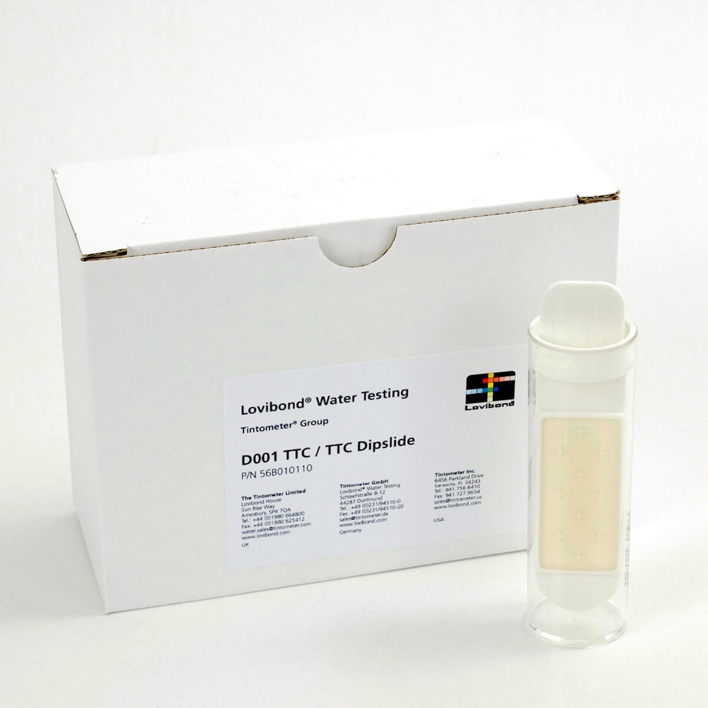 Dipslide, Lovibond D001 TTC/TTC, til total tælling