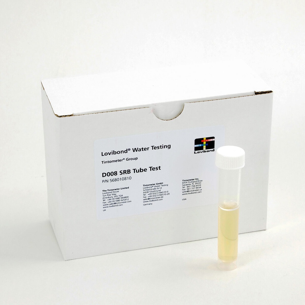 [6282527] Reagensglastest, Lovibond D008 SRB, til sulfat-reducerende bakterier