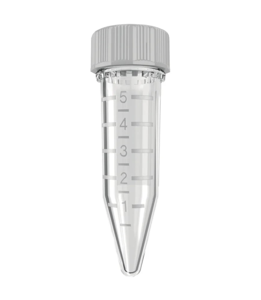 Eppendorfrør med skruelåg, 5,0 ml