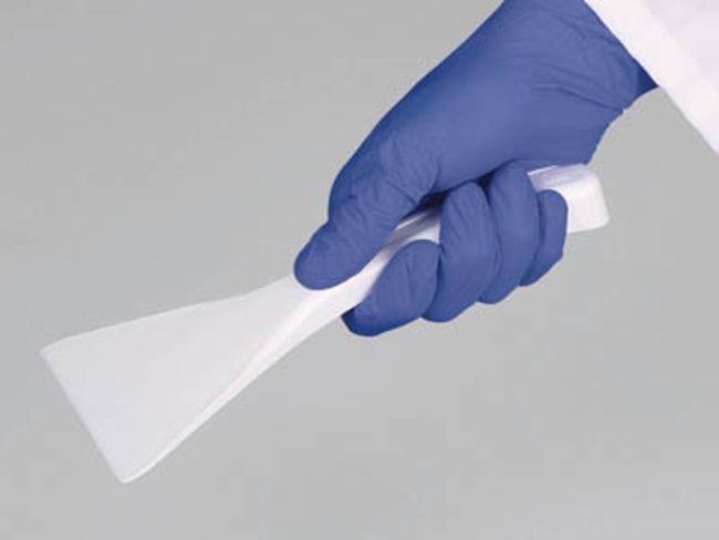 LaboPlast spatel, PS, 80 mm bred, hvid