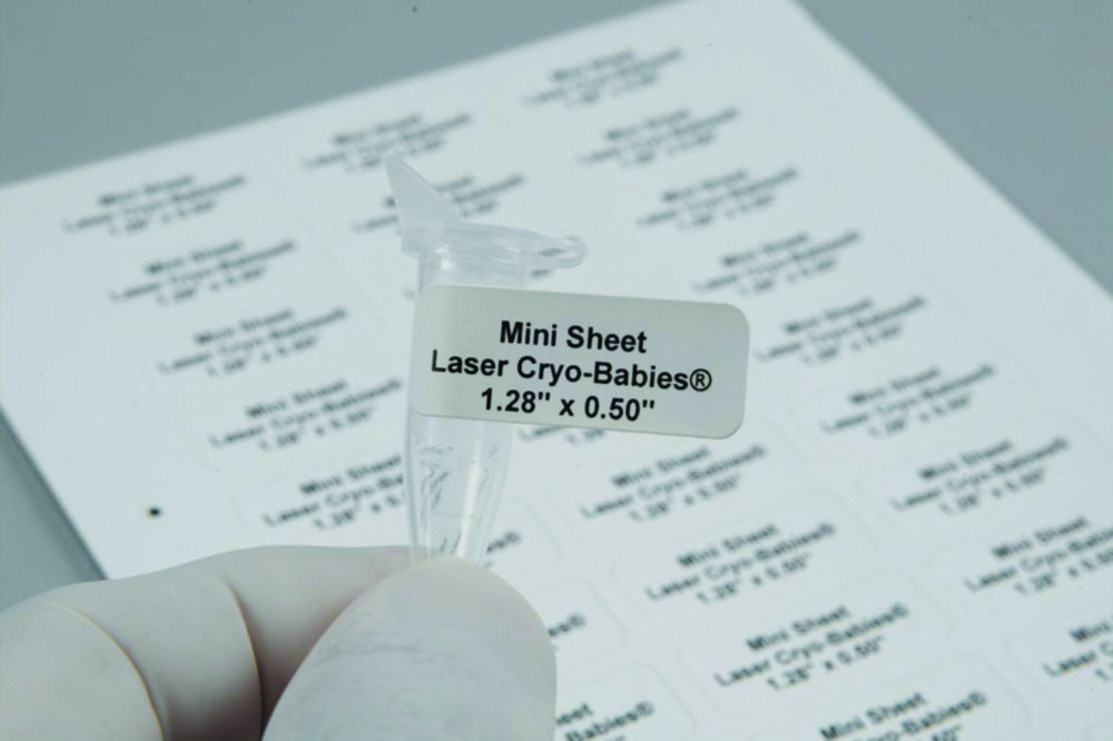 Laser-Cryo-Tags, 38 x 19 mm, 1200 stk.
