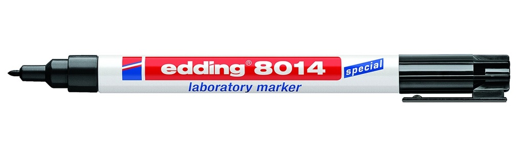 Lab-marker, Edding 8015, 0,75 mm streg, sort