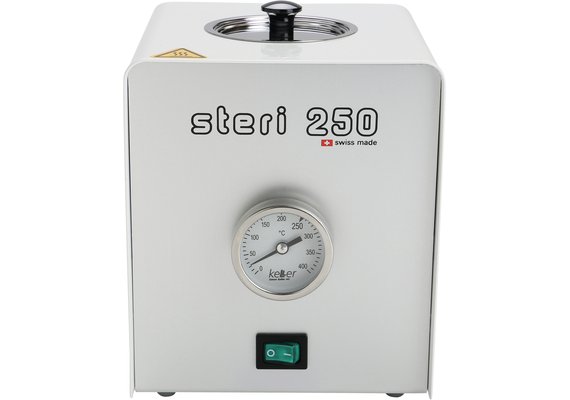 Sterilisator, STERI 250, 250°C, incl. 150g glasperler