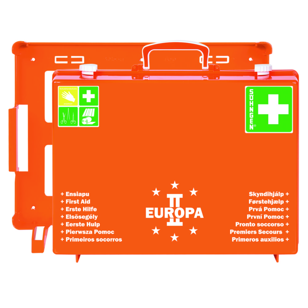 Førstehjælpskasse EUROPA II DIN13169, W. Söhngen, 400x300x150 mm