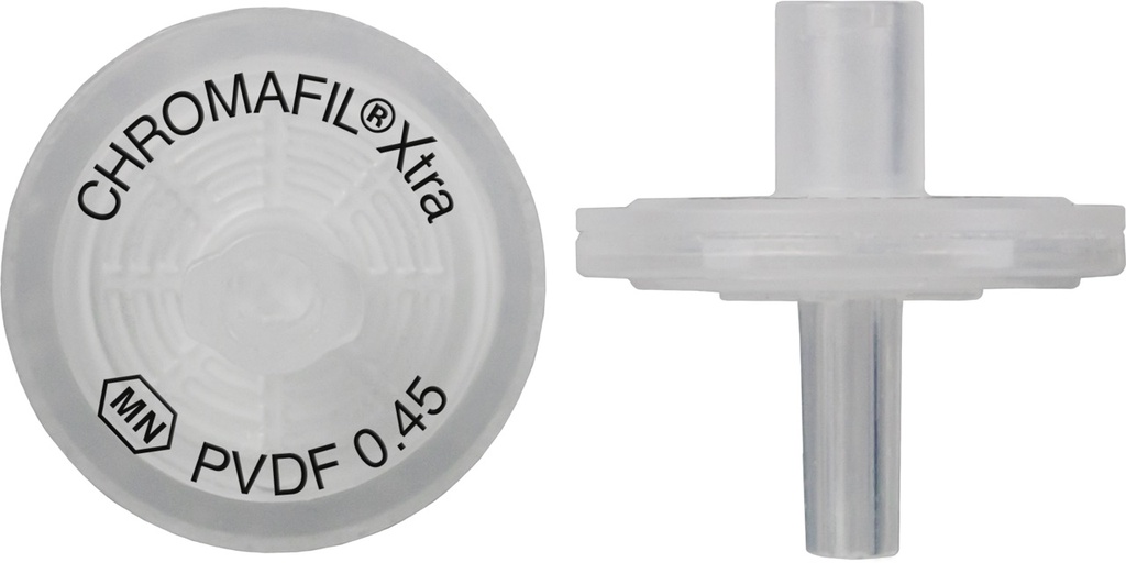 Sprøjtefilter, Macherey-Nagel CHROMAFIL Xtra, PVDF, Ø13 mm, 0,45 µm, 100 stk
