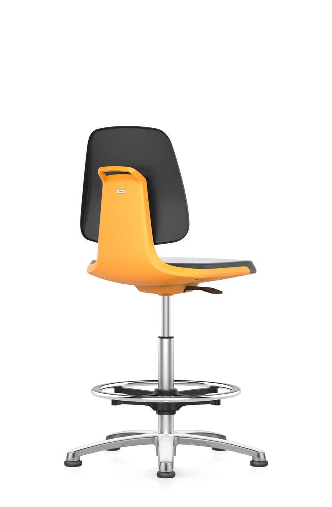 Labsit PU, glider, fodring, orange, 520-770 mm