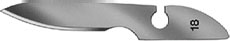 Skalpelblade, Bayha, nr. 18, usterile