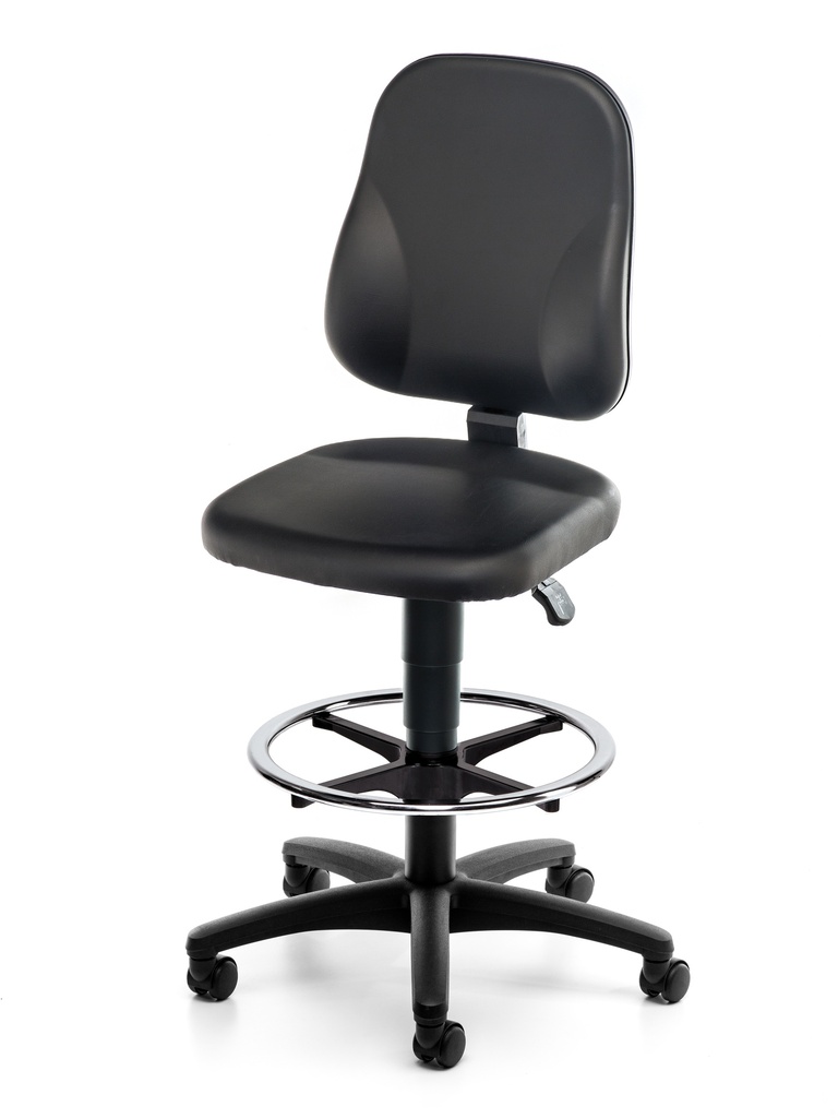 LLG-Lab, kunstlæder, fodring, hjul, 620-890mm
