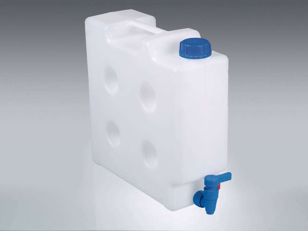 Dunk, PP, firkantet, smal m/Compact hane, 10 liter