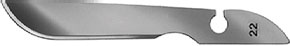 Skalpelblade, Bayha, nr. 22, usterile
