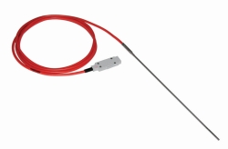 Temperaturføler Pt1000, Ø3x250 mm, rustfri, -50-250°C, 2 m kabel