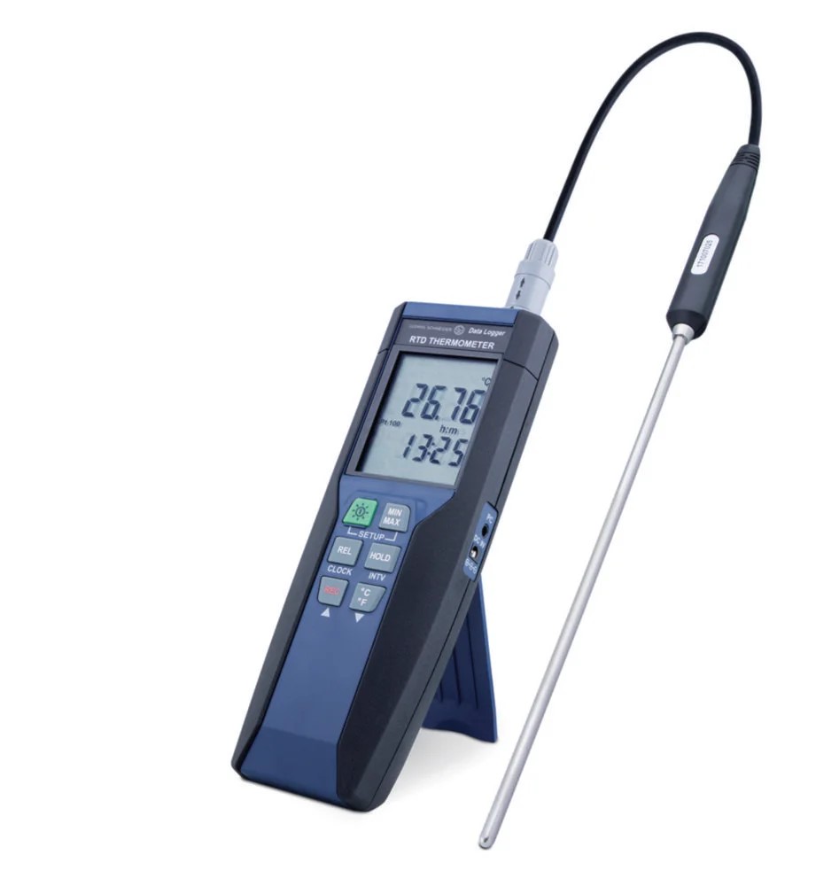 Termometer med PT100 føler Ø5x230 mm, -100-400°C